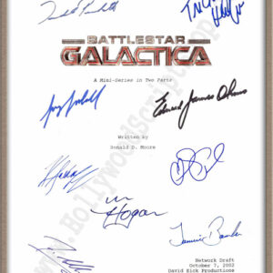 Battlestar Galactica Signed Script
