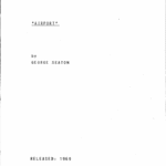 Airport Movie Script