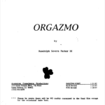 Orgazmo Movie Script