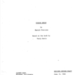 Vision Quest Movie Script