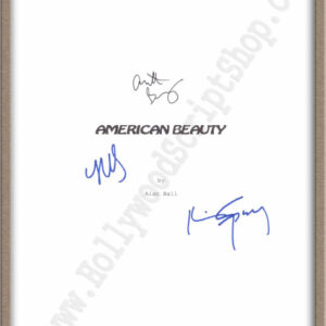American Beauty Signed Script