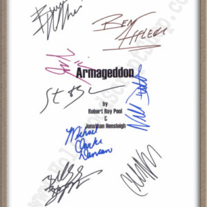 Armageddon Signed Script