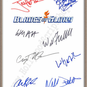 Blades of Glory Signed Script