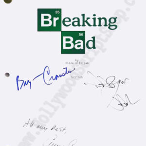 Breaking Bad Signed Script