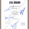 CSI NY Signed Script