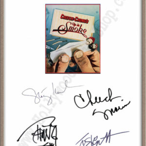 Cheech Chong Signed Script