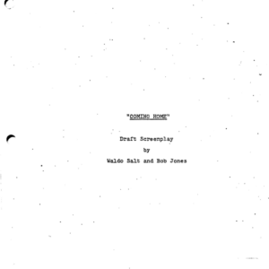 Coming Home Movie Script