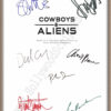 Cowboys Aliens Signed Script