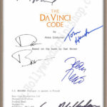 Da Vinci Code Signed Script