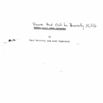 Down and Out In Beverly Hills Movie Script