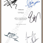 Dreamgirls Signed Script