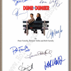 Dumb and Dumber Signed Script