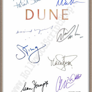 Dune Signed Movie Script