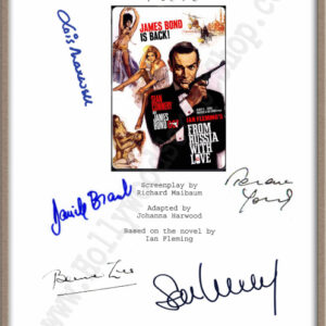 From Russia With Love Signed Script