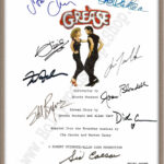 Grease Signed Movie Script