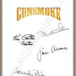 Gunsmoke Signed Script