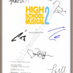 High School Musical 2 Signed Script