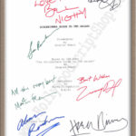 Hitchhikers Guide To Galaxy Signed Script