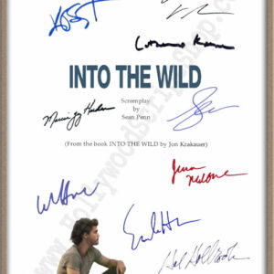 Into The Wild Signed Script