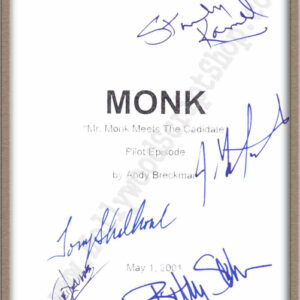 MONK Signed TV Script