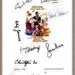 Man With The Golden Gun Signed Script