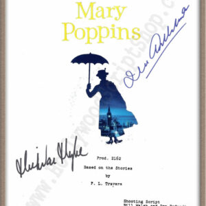 Mary Poppins Signed Script