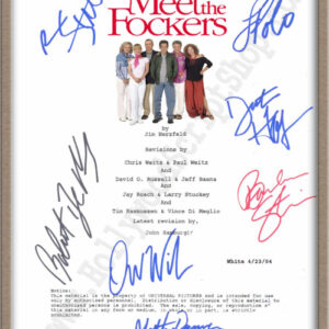 Meet The Fockers Signed Script