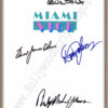 Miami Vice Signed TV Script