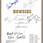 Newsies Signed Script