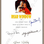Rear Window Signed Script