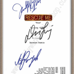 Rescue Me Signed Script