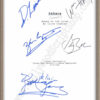 Sahara Signed Movie Script