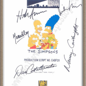 Simpsons President Signed Script