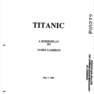 Titanic Movie Script