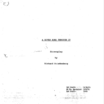 A River Runs Through It Movie Script