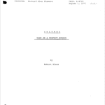 Columbo TV Script