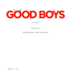 Good Boys Movie Script