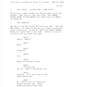 Lost In America Movie Script