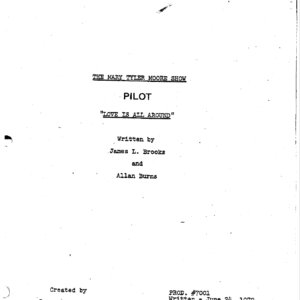 Mary Tyler Moore TV Scripts