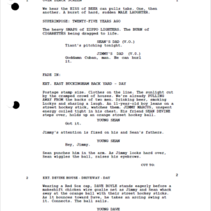 Mystic River Movie Script