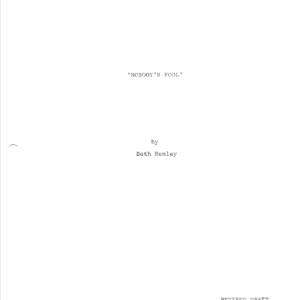 Nobody's Fool Movie Script