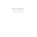 Studio 60 On The Sunset Script TV Scripts