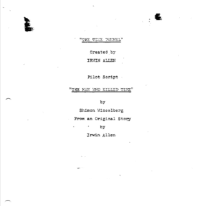 Time Tunnel Script - Pilot