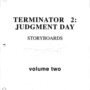 Terminator 2 Storyboards V2 Cover